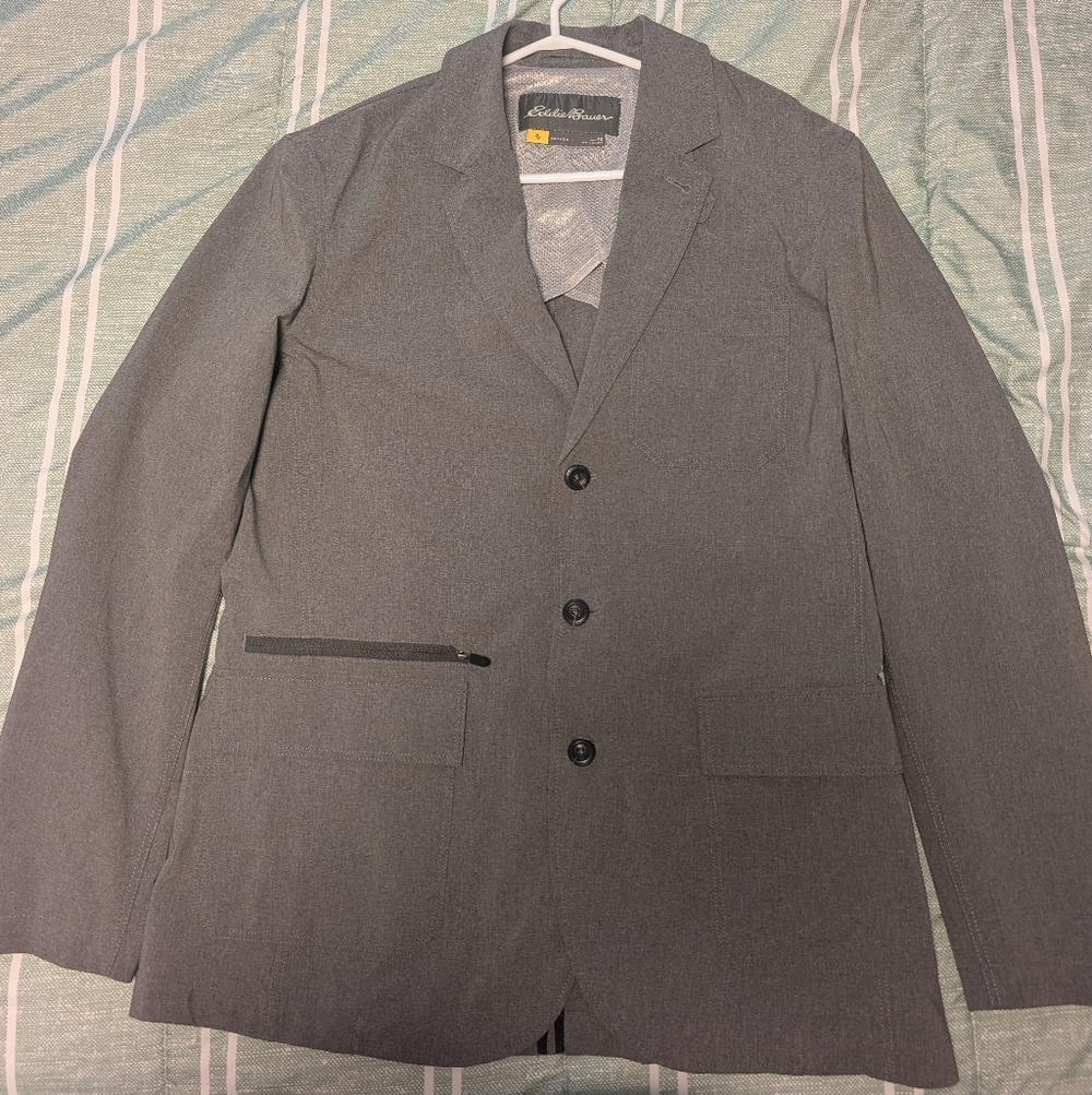 Men's Eddie Bauer Gray Travex Blazer
